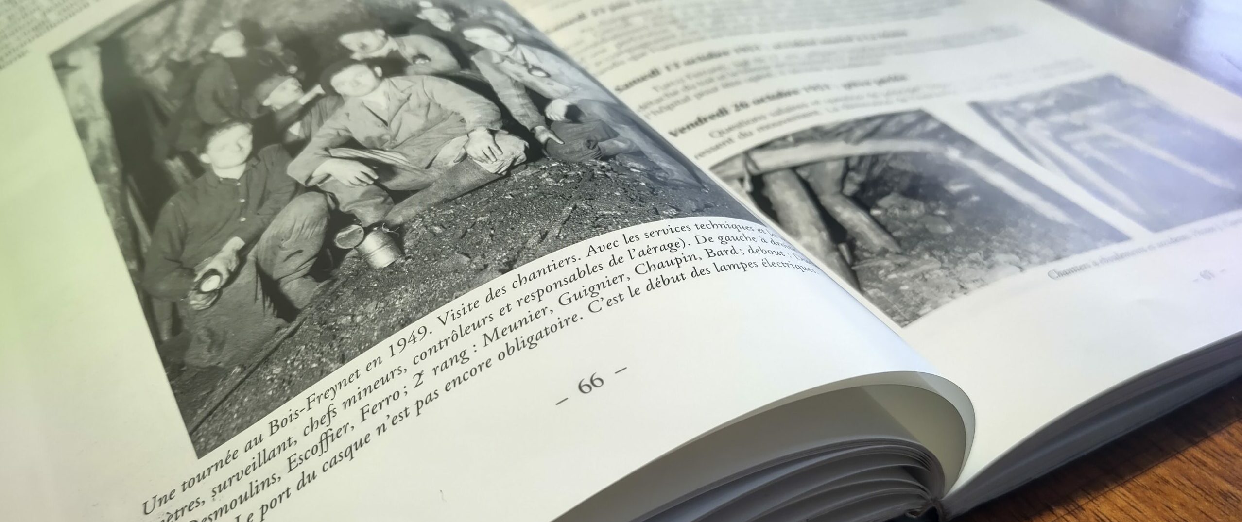 Livre sur la vie des Mineurs de La Mure — Photographie : Maud Bruder