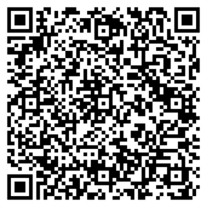 QR code pour une recherche dans un catalogue de mediathèque . Carré gris et noir pixelisé.
